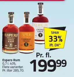 Fleggaard Espero Rum tilbud