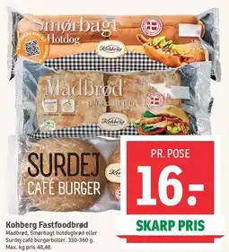 SPAR Kohberg Fastfoodbrød tilbud