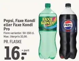 SPAR Pepsi, Faxe Kondi eller Faxe Kondi Pro tilbud