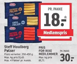 SPAR Steff Houlberg Pølser tilbud