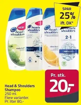 Fleggaard Head & Shoulders Shampoo tilbud