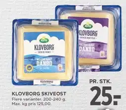 MENY KLOVBORG SKIVEOST tilbud