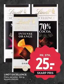 MENY LINDT EXCELLENCE tilbud