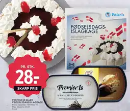 MENY PREMIER IS ELLER FØDSELSDAGSISLAGKAGE tilbud