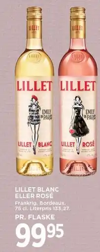 MENY LILLET BLANC ELLER ROSÉ tilbud