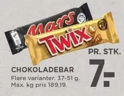 MENY CHOKOLADEBAR tilbud