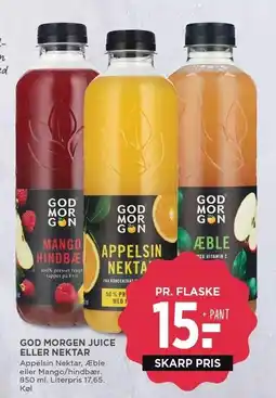 MENY GOD MORGEN JUICE ELLER NEKTAR tilbud