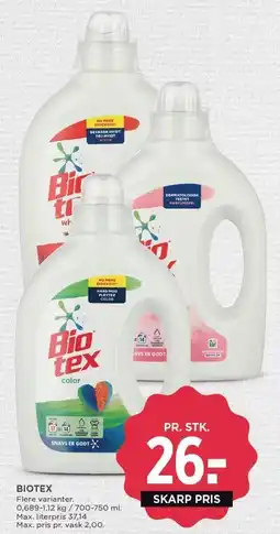 MENY BIOTEX tilbud