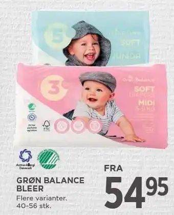 MENY GRØN BALANCE BLEER tilbud