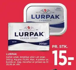 MENY LURPAK tilbud