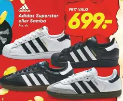 Bilka Adidas Superstar eller Samba tilbud