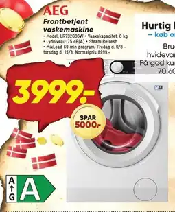 Bilka AEG Frontbetjent vaskemaskine tilbud