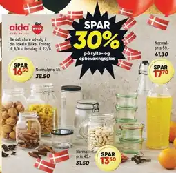Bilka SPAR 30% på sylte- og opbevaringsglas tilbud