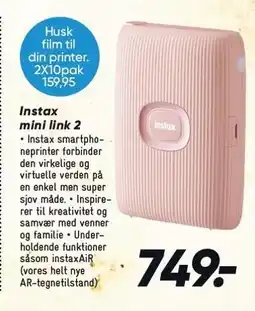 Bilka Instax mini link 2 tilbud