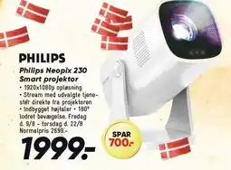 Bilka Philips Neopix 230 Smart projektor tilbud