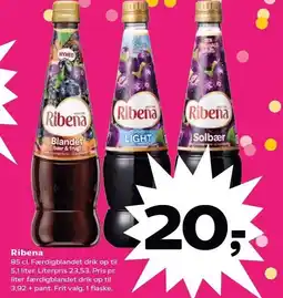 Kvickly Ribena tilbud