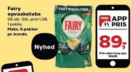 Fairy opvasketabs
