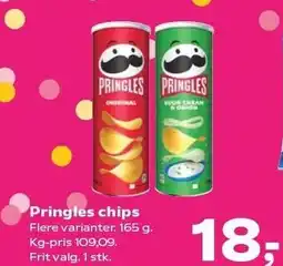 Kvickly Pringles chips tilbud