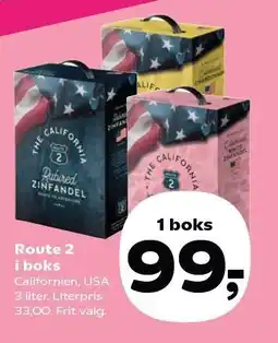 SuperBrugsen Route 2 i boks tilbud