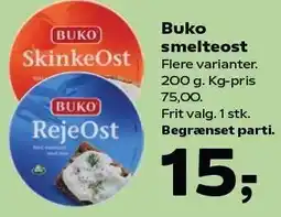 SuperBrugsen Buko smelteost tilbud