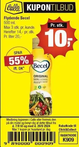 Calle Flydende Becel tilbud