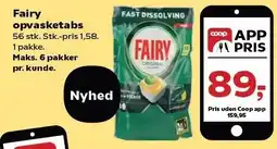 Fairy opvasketabs