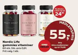 SuperBrugsen Nordic Life gummies vitaminer tilbud