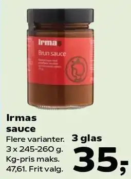 Irmas sauce