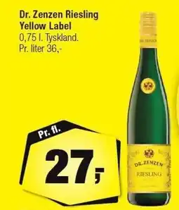 Calle Dr. Zenzen Riesling Yellow Label tilbud
