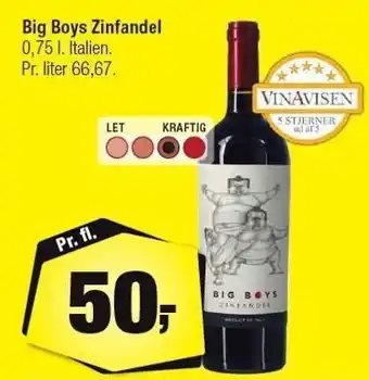 Calle Big Boys Zinfandel tilbud
