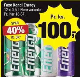 Calle Faxe Kondi Energy tilbud