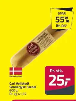 Fleggaard Carl Vollstedt Sønderjysk Sardel tilbud