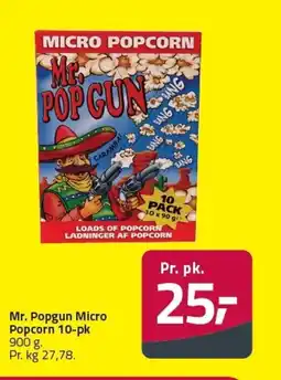 Fleggaard Mr. Popgun Micro Popcorn 10-pk tilbud