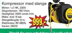 Harald Nyborg Kompressor med slange tilbud