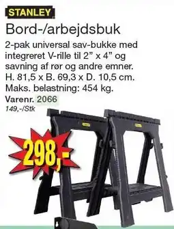 Harald Nyborg Bord-/arbejdsbuk tilbud