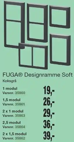 Harald Nyborg FUGA Designramme Soft tilbud