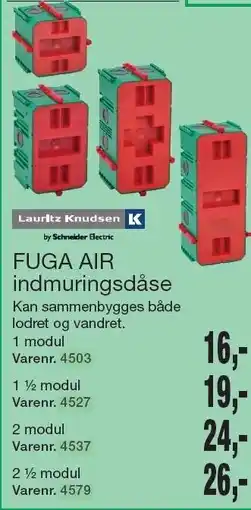 Harald Nyborg FUGA AIR indmuringsdåse tilbud