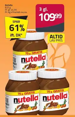 Fleggaard Nutella tilbud