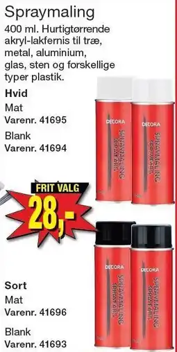 Harald Nyborg Spraymaling tilbud