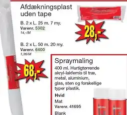 Harald Nyborg Afdækningsplast uden tape tilbud
