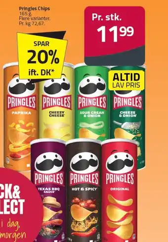 Fleggaard Pringles Chips 165 g. tilbud