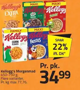 Fleggaard Kellogg's Morgenmad tilbud