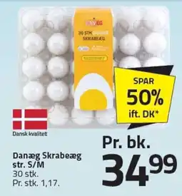 Fleggaard Danæg Skrabeæg str. S/M tilbud