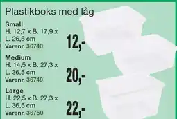 Harald Nyborg Plastikboks med låg tilbud