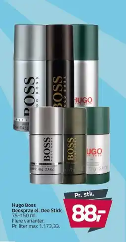 Fleggaard Hugo Boss Deospray el. Deo Stick tilbud