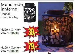 Harald Nyborg Mønstrede lanterne tilbud