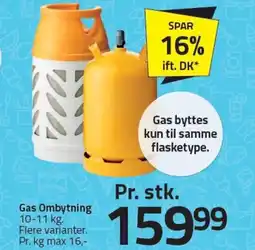 Fleggaard Gas Ombytning tilbud