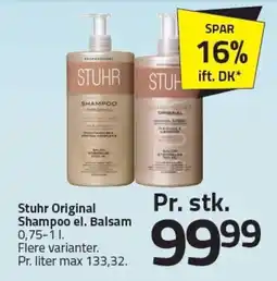 Fleggaard Stuhr Original Shampoo el. Balsam tilbud