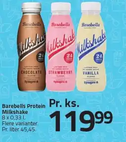 Fleggaard Barebells Protein Milkshake tilbud