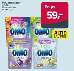 Fleggaard OMO Vaskekapsler 42 stk. tilbud